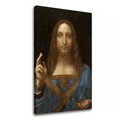 Слики на платно Leonardo da Vinci - Salvator Mundi