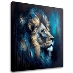 Декоративно сликарство на платно - PREMIUM ART - Lion's Strength and Grace