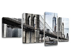 Слики на платно 4-делни ГРАДОВИ - NEW YORK ME115E40