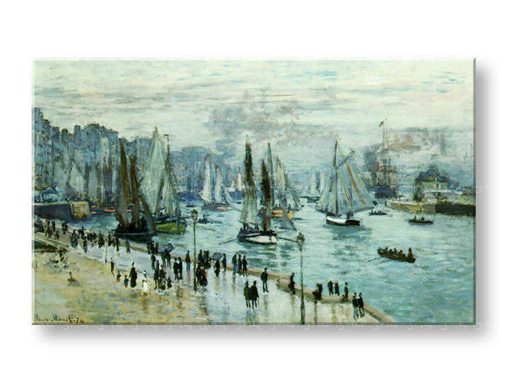Слики на платно FISHING BOATS LEAVIN THE HARBOR – Claude Monet    