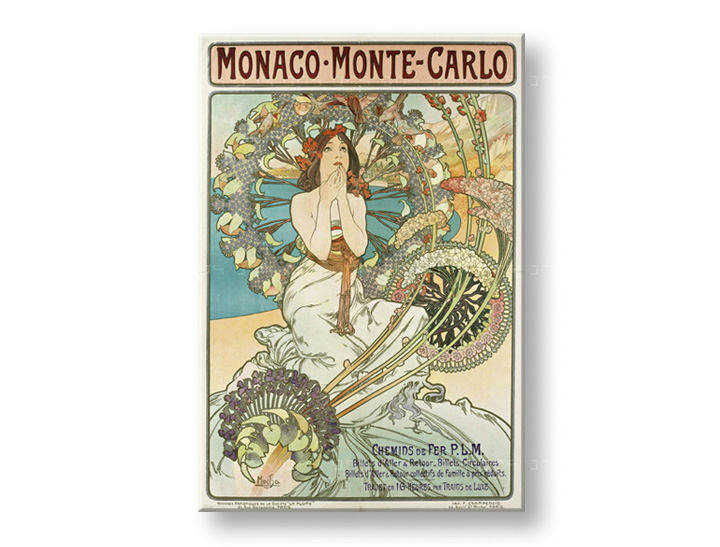 Слики на платно MOнаCO MONTE CARLO – Alfons Mucha