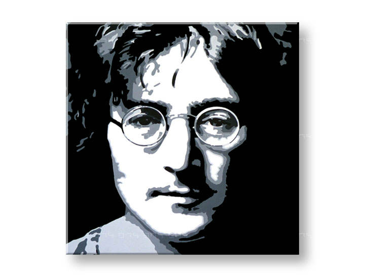 Рачно сликани слики на платно POP Art John Lennon 1-делна