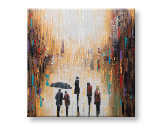 Насликана слика на платно ЛУЃЕ 1-делна 70x70 cm CFAZH2916E1