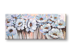 Насликана слика на платно ЦВЕЌЕ 1-делна CFAZH6221E1 - 120x50 cm