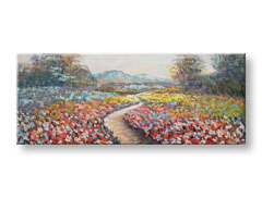 Насликана слика на платно ПЕЈСАЖ 1-делна CFAZH6423E1 - 100x40 cm