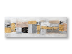 Насликана слика на платно АПСТРАКТ 1-делна 120x40 cm CWF1137L-145E1