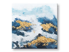 Насликана слика на платно АПСТРАКТ 1-делна 70x70 cm CWF1312ME1