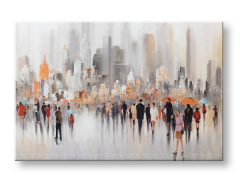 Насликана слика на платно ГРАД 1-делна 120x80 cm CWF1481TDE1