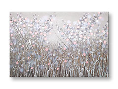 Насликана слика на платно ЦВЕЌЕ 1-делна 90x60 cm CWF1751WE1