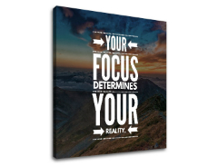 Мотивациона слика на платно Your focus