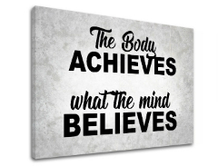 Мотивациона слика на платно The body achieves_002