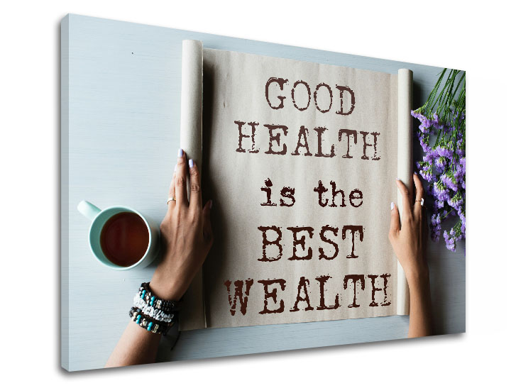 Мотивациона слика на платно Good health