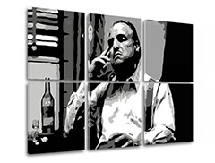 Најголемите мафијаши на платно The Godfather - Vito Corleone со флаша виски