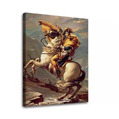 Слики на платно Jacques-Louis David - Napoleon Crossing the Alps
