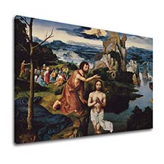 Слики на платно Joachim Patinir - The Baptism of Christ