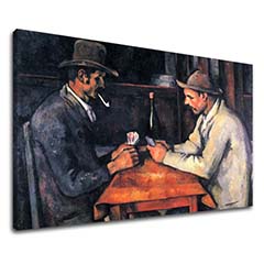 Слики на платно Paul Cézanne - The Card Players