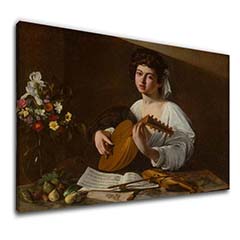 Слики на платно Michelangelo Caravaggio - The Lute Player