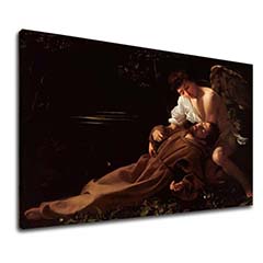 Слики на платно Michelangelo Caravaggio - Saint Francis of Assisi in Ecstasy