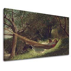 Слики на платно Winslow Homer - Girl in the Hammock