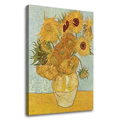 Слики на платно Vincent van Gogh - Vase with Twelve Sunflowers