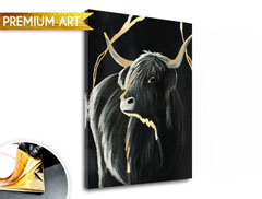 Слики на платно PREMIUM ART - Црн бик