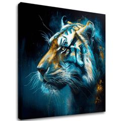 Декоративно сликарство на платно - PREMIUM ART - Tiger's Mighty Spirit