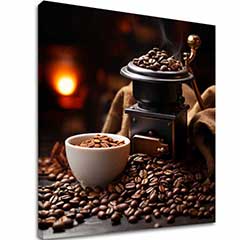 Кафе слики за кујна Мртва природа со кафе