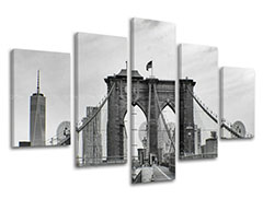Слики на платно 5-делни ГРАДОВИ - NEW YORK ME114E50