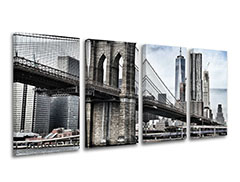 Слики на платно 4-делни ГРАДОВИ - NEW YORK ME115E41