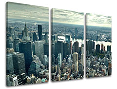 Слики на платно 3-делни ГРАДОВИ - NEW YORK ME118E30