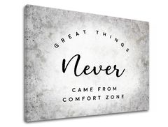 Мотивациско ѕидно сликарство GREAT THINGS 60x90 cm