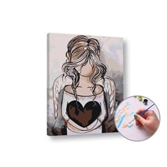 Paint by Numbers ANGEL - Ниска тешкотија