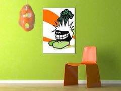 Рачно насликана POP ART слика FUNNY 50x70 cm