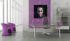 Рачно насликана POP ART слика JOKER 100х100 см