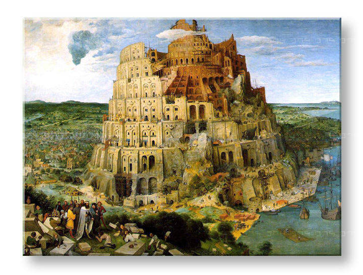 Слики на платно THE TOWER OF BABEL – Pieter Brueghel 