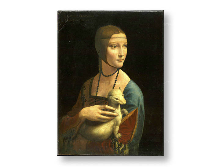 Слики на платно DAMA CON L'ERMELLINO – Leonardo da Vinci