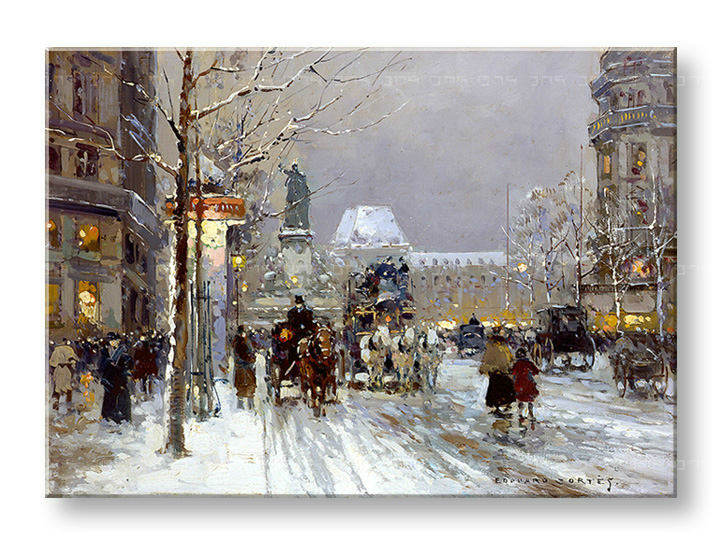 Слики на платно PLACE DE LA REPUBLIQUE – Edouard Leon Cortes