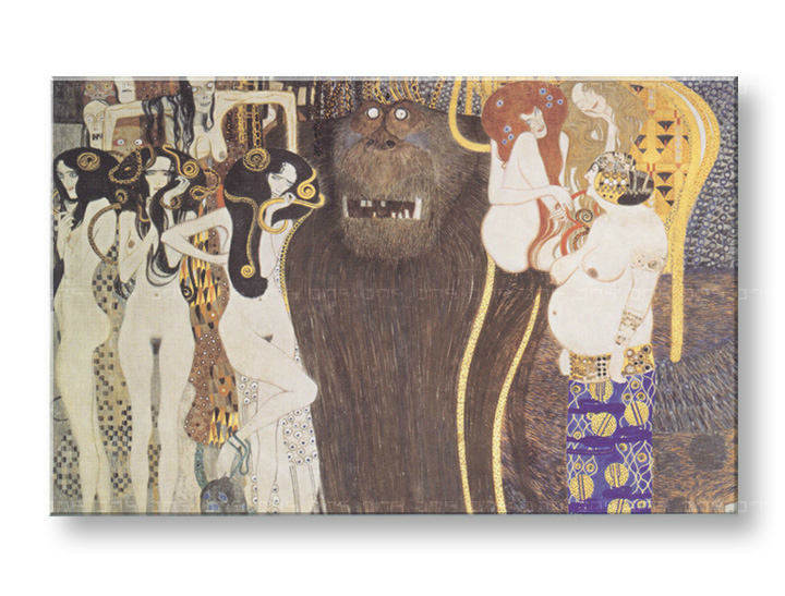 Слики на платно THE BEETHOVEN FRIEZE – Gustav Klimt