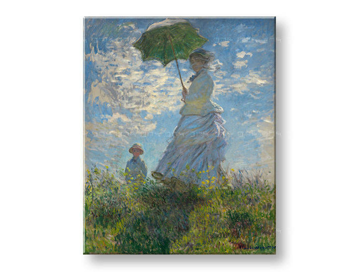 Слики на платно LADY WITH UNMBRELLA – Claude Monet  