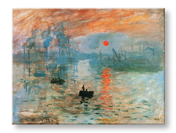 Слики на платно IMPRESSION, SUNRISE – Claude Monet