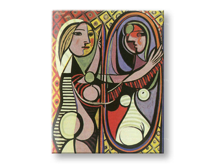 Слики на платно GIRL IN FRONT OF MIRROR – Pablo Picasso