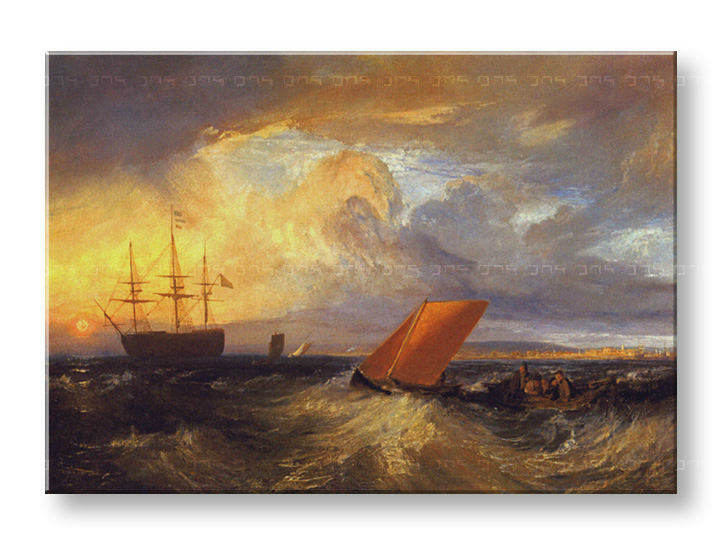 Слики на платно SHEERNESS VISTA DAL NORE – William Turner