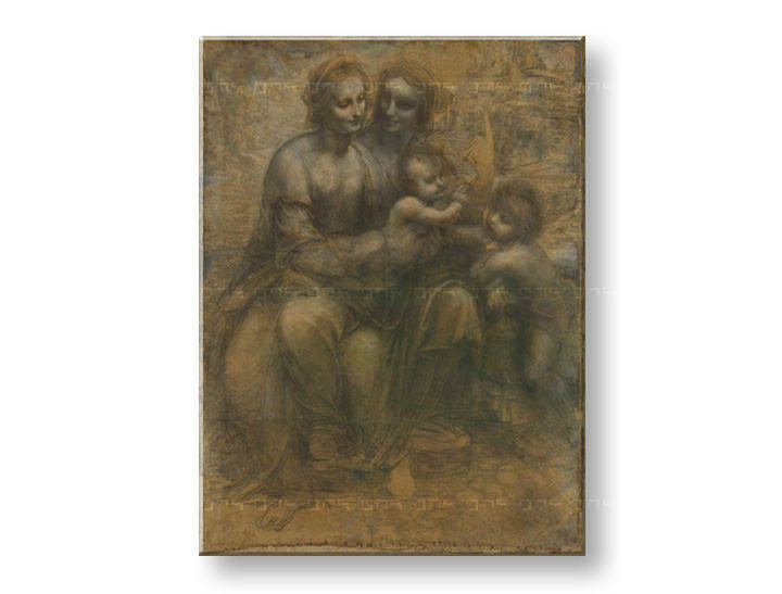 Слики на платно VIRGIN AND CHILD WITH SAINT ANNE - Leonаrdo Da Vinci