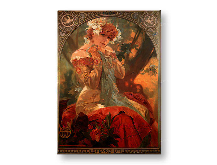 Слики на платно BISQUITS LEFEVRE UTILE – Alfons Mucha