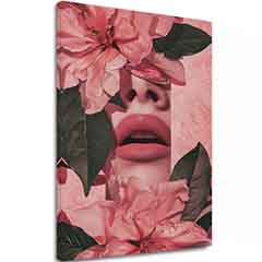 Слика FLORAL LIPS | Италијанско платно