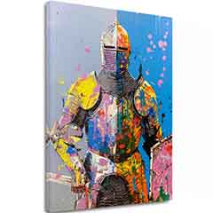 Слика GRAFFITI KNIGHT | Италијанско платно