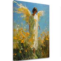 Слика на ангелска Светлина на Надежта | 100% оригинално насликано со акрил