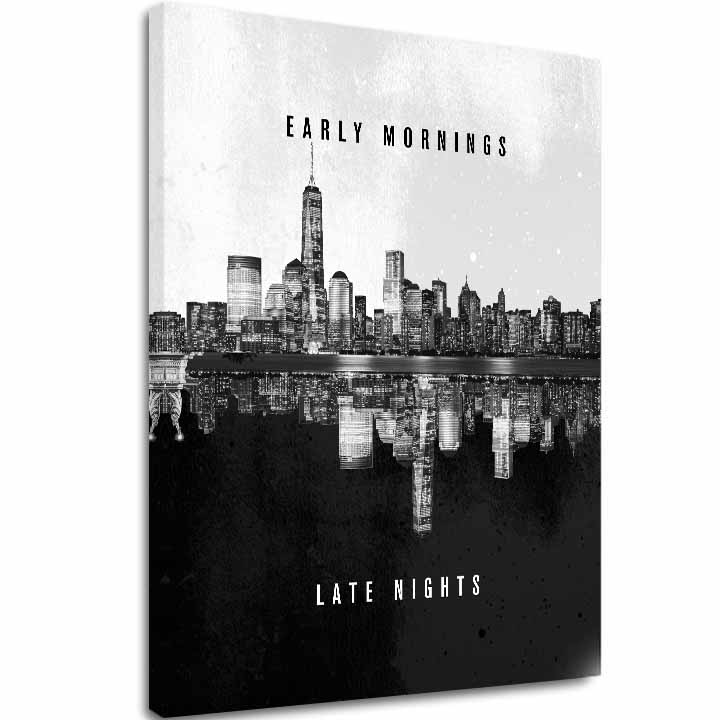 Слика на платно EARLY &amp; LATE - Модерен мотив