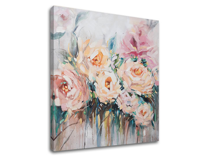 Сликање на платно ЦВЕЌЕ 90x90 cm