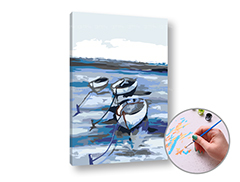 Сликање по бројки БРОМИ НА МОРЕ | мала тежина